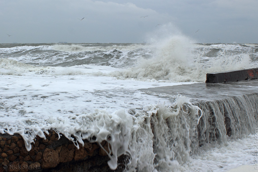 Sea storm, Odessa