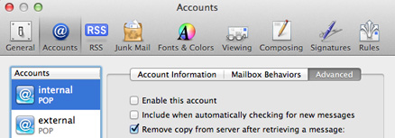 Disable account