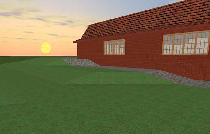 A house designed in the Live Home app.