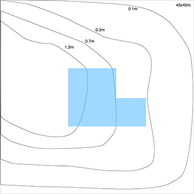 Topographic map