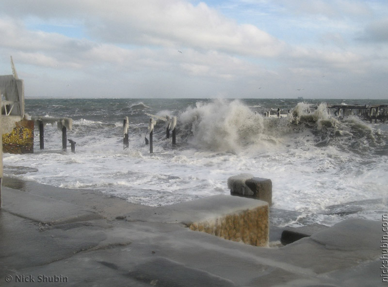 Winter Sea in Odessa, 2008