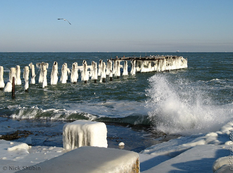 Winter Sea in Odessa, 2008