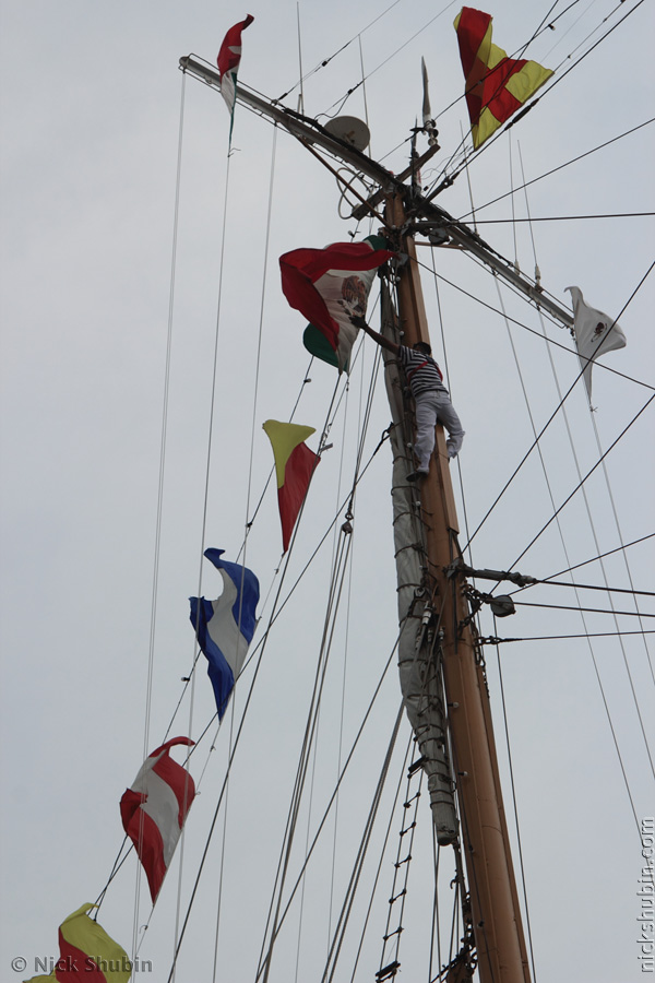Cuauhtémoc ship in Odessa, 2011