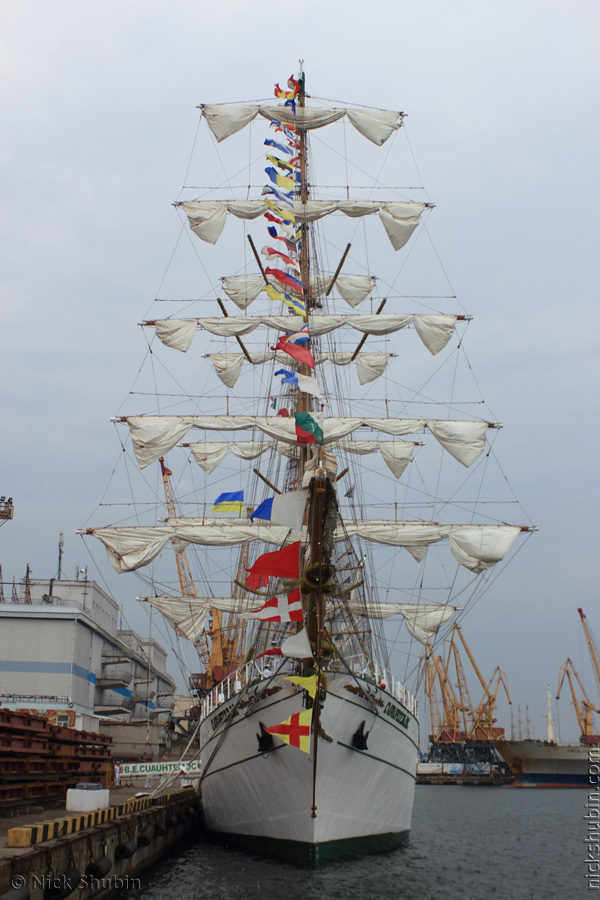 Cuauhtémoc ship in Odessa, 2011