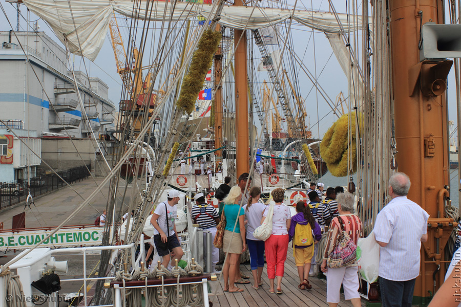 Cuauhtémoc ship in Odessa, 2011