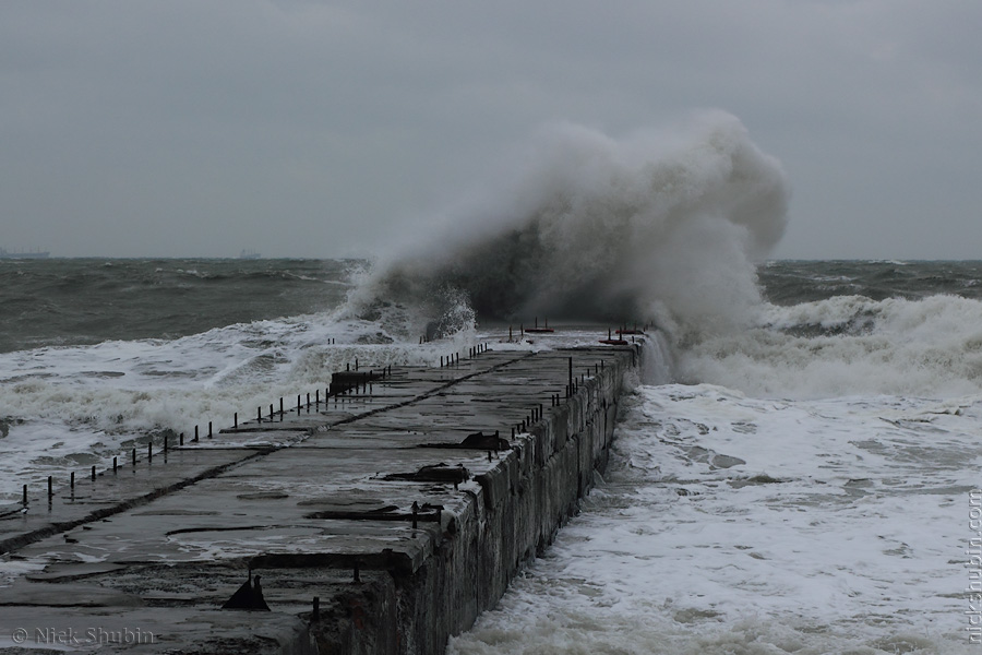 Sea storm, Odessa