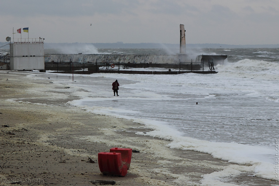 Sea storm, Odessa