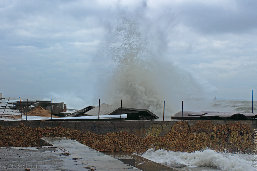 Sea storm, Odessa