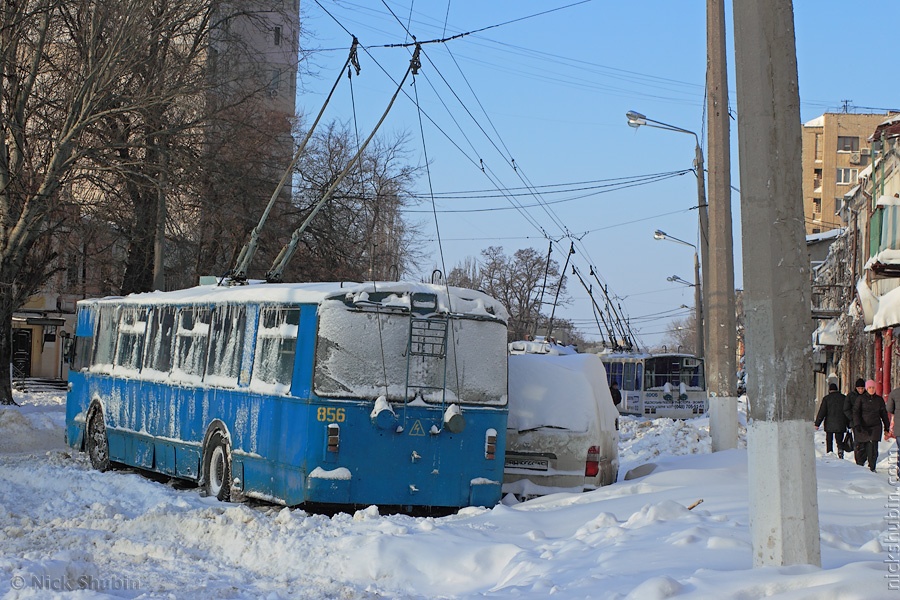 Odessa under thick snow