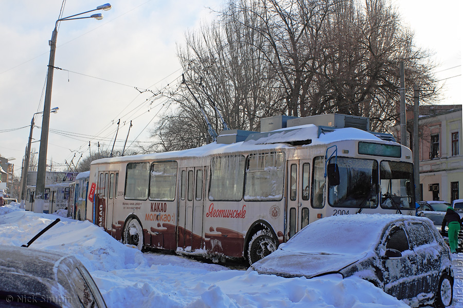 Odessa under thick snow